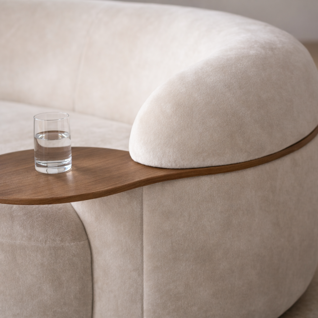 Cordular Couch - Pea Cloud Sofa