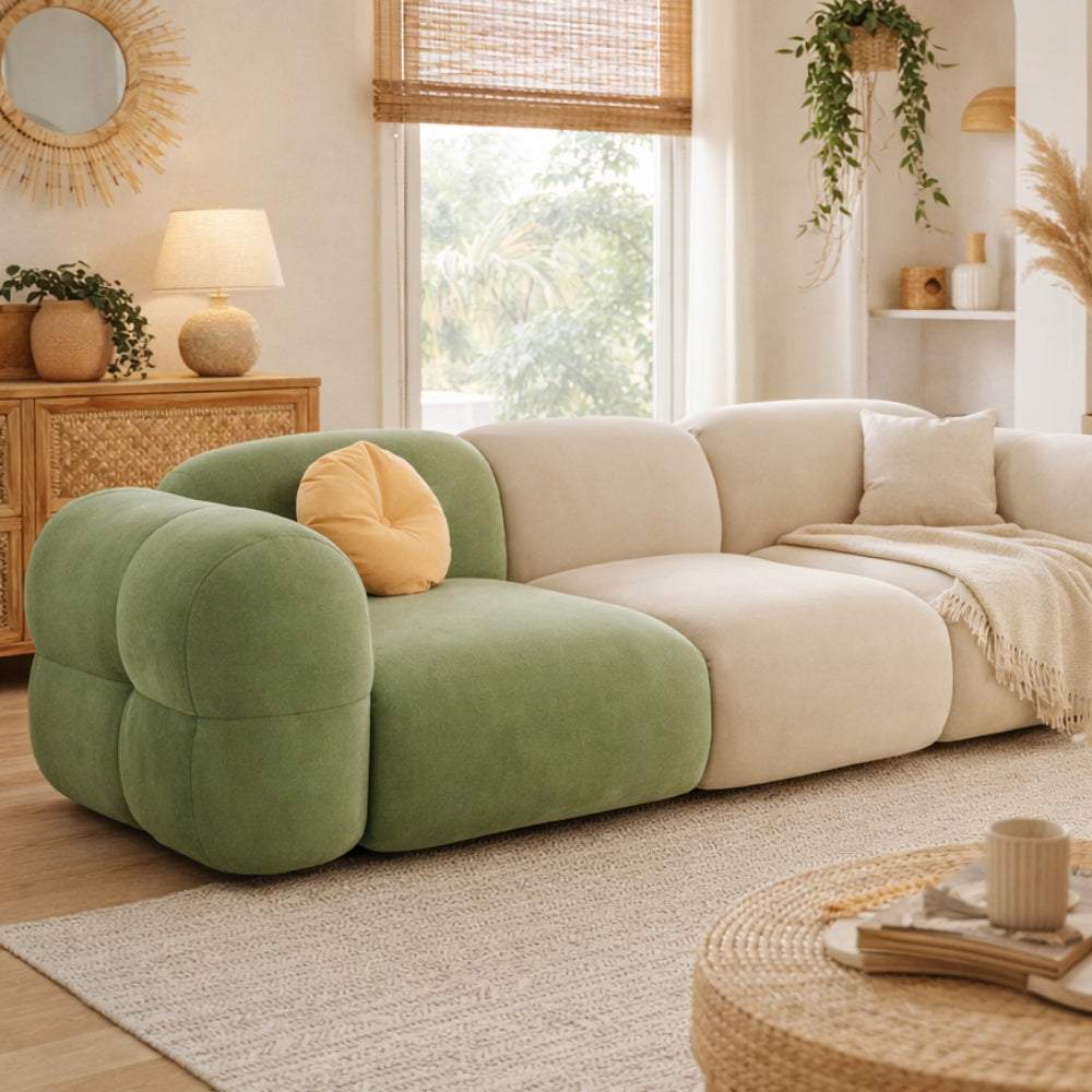 Cordular Cloud Sofa - Modular Boucle Sectional Couch